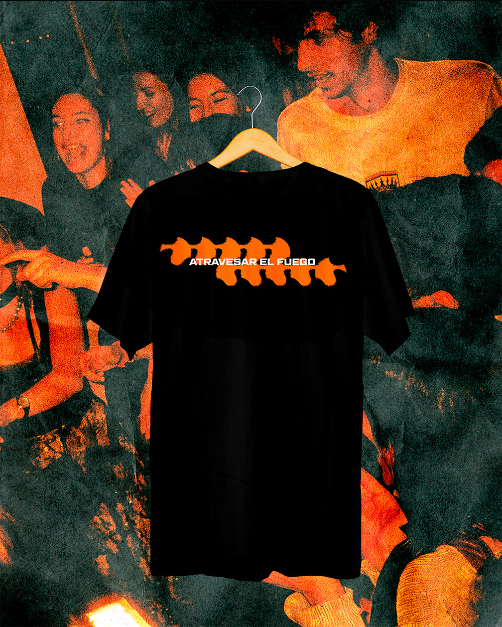 Camiseta "Atravesar el Fuego"