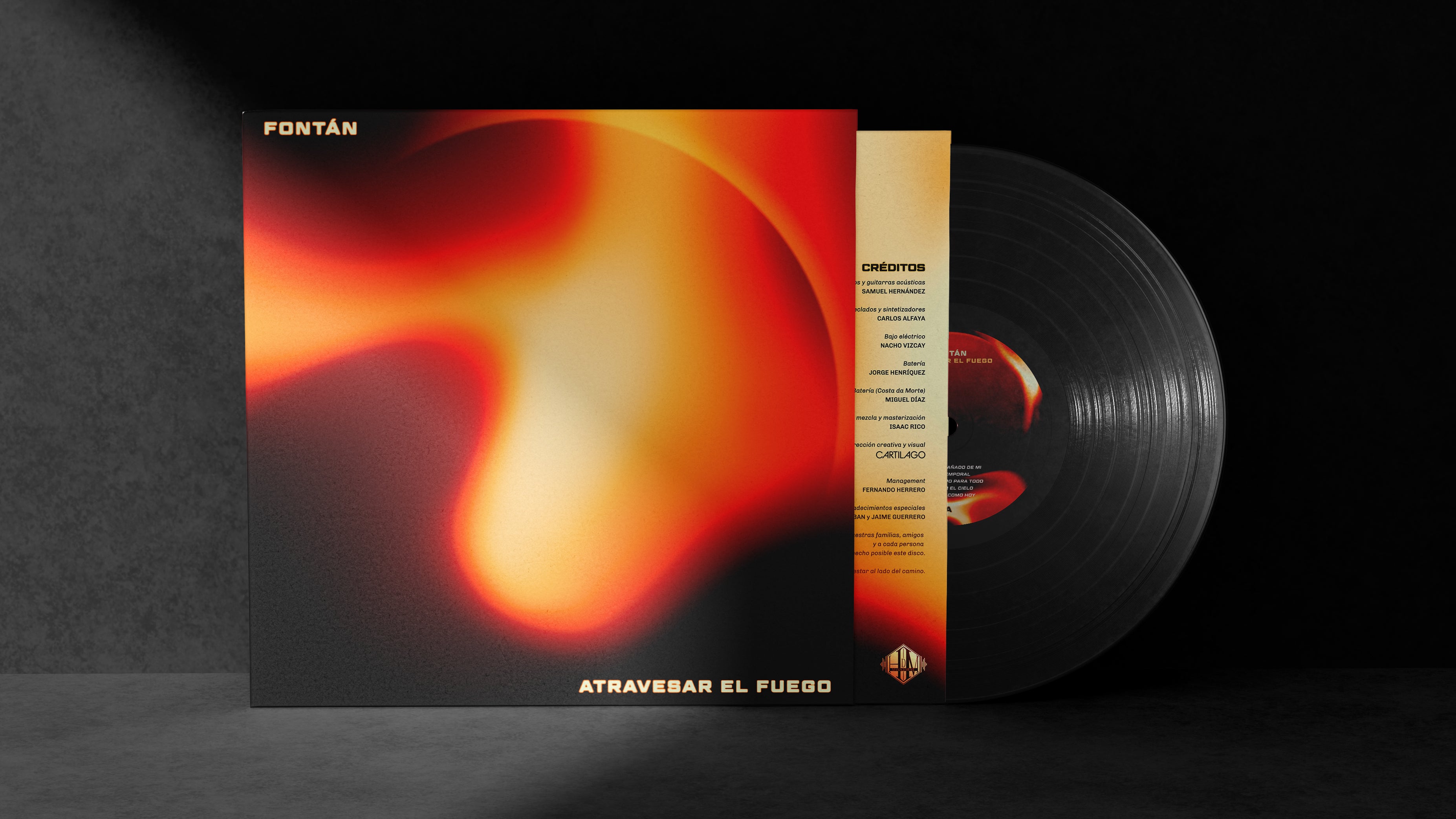 Vinilo "Atravesar el fuego"